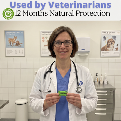 PawFree® Natural Tick & Flea Protection Tag – 12-Month Protection